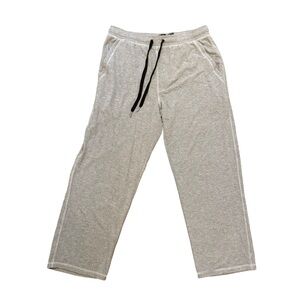 Joe’s gray sweatpants. Large